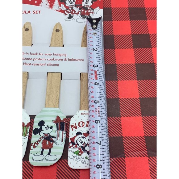 Disney Mickey & Minnie Mouse Christmas 4 Pack Mini Spatula Set - Picture 3 of 9